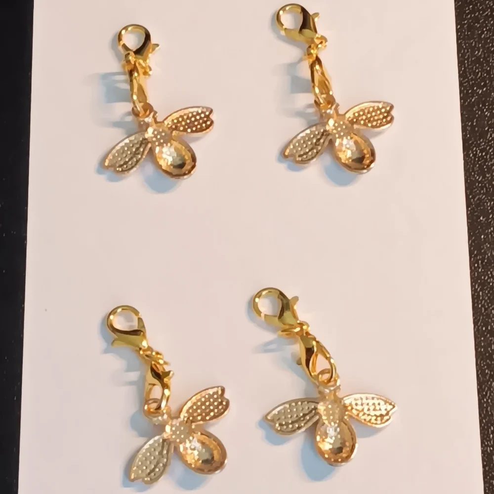 Bee Zipper Pulls (4) - Picture 3 of 4